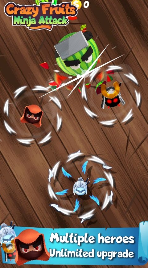 火辣水果-忍者攻击截图