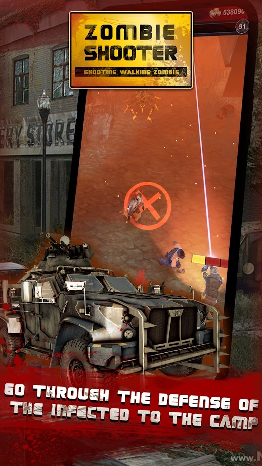 僵尸射手：射击步行僵尸截图