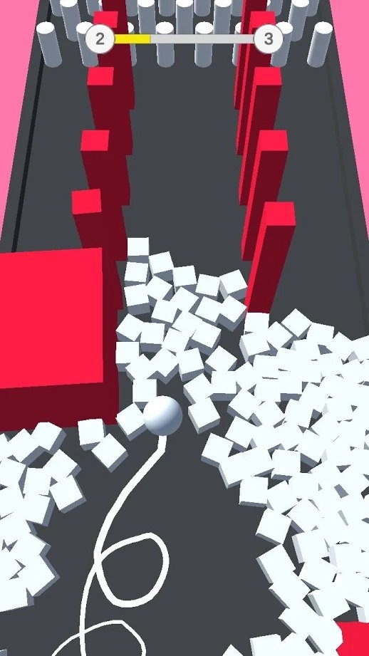 彩色球撞击截图