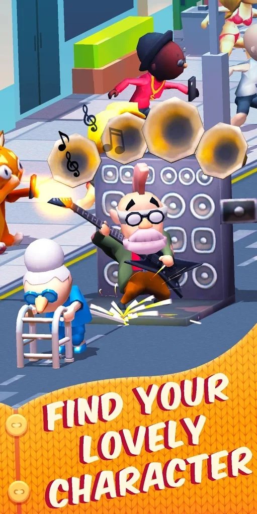 懒散的老奶奶截图