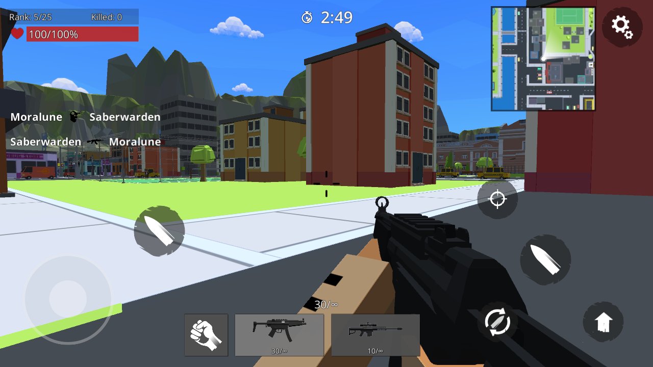 现代战斗打击截图