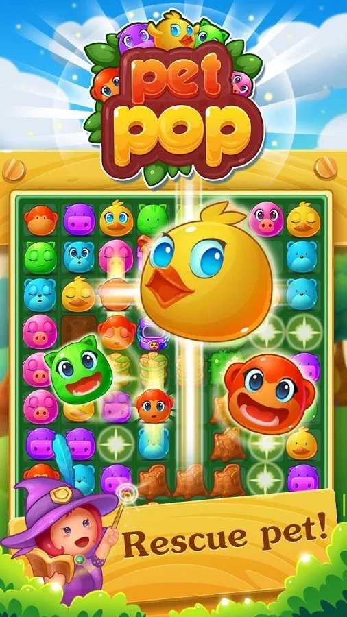 宠物拼图：匹配3截图