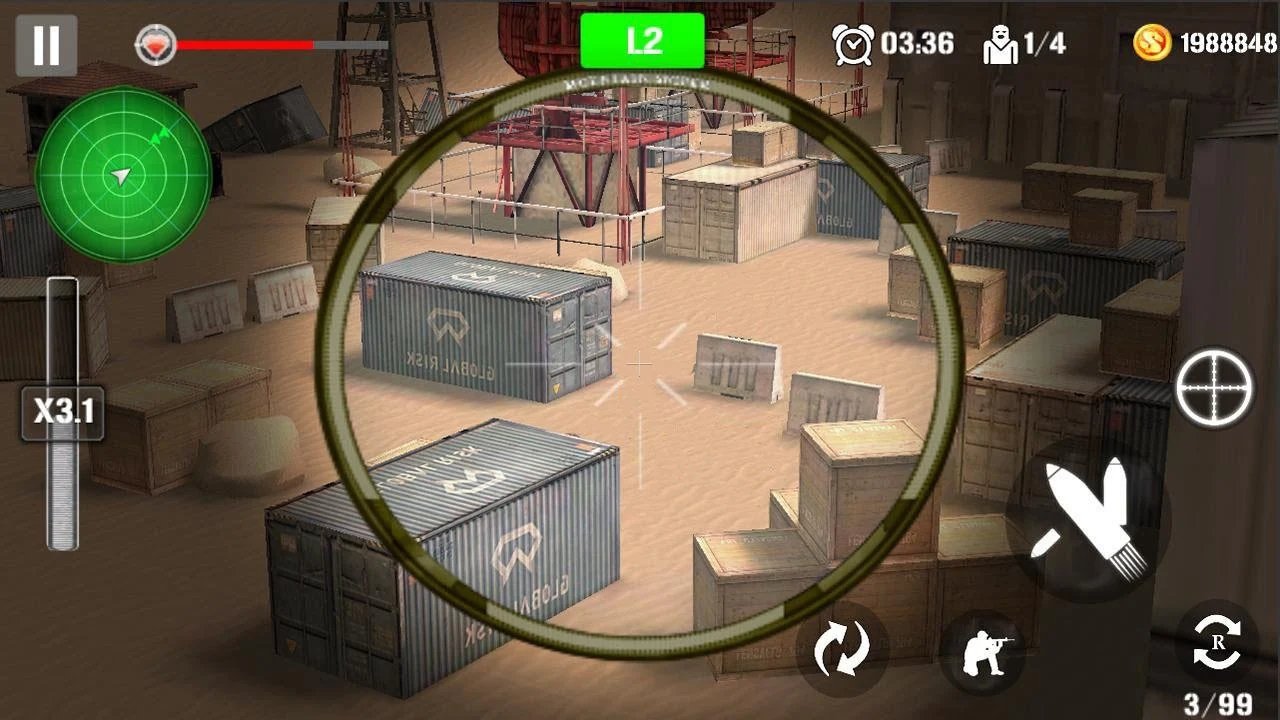 山射击狙击手截图