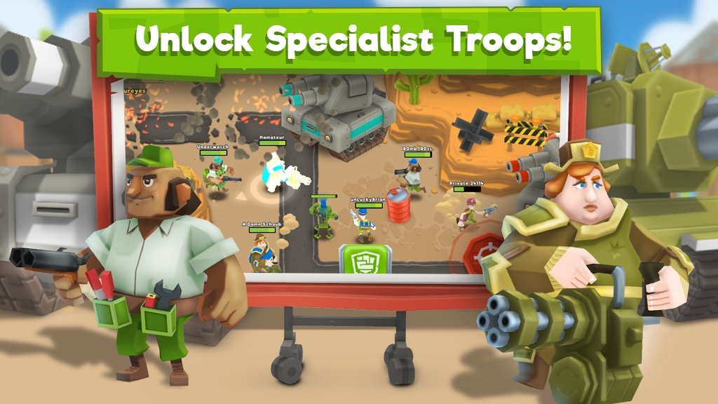 爆炸地：团队战斗截图