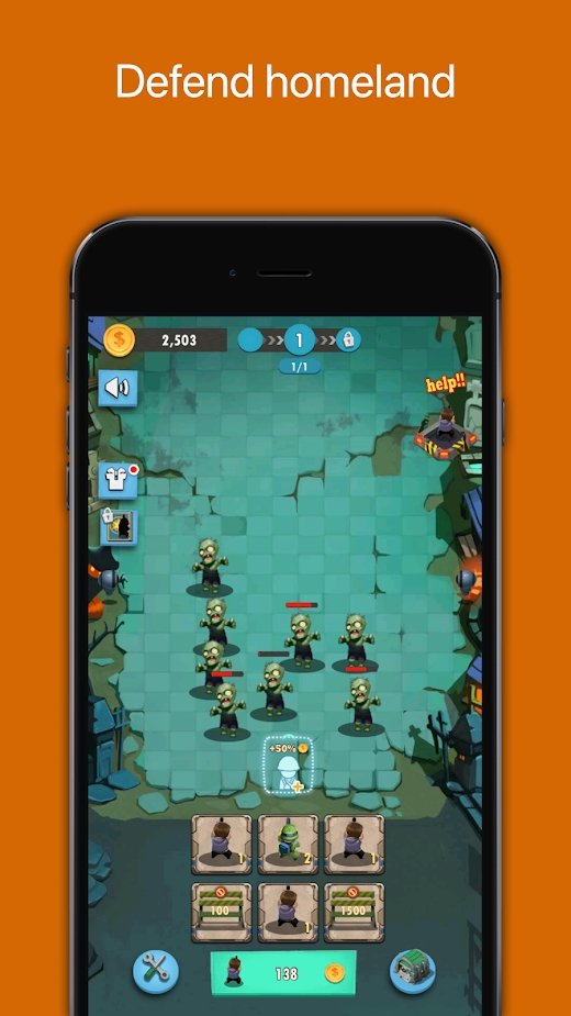 僵尸防御战截图