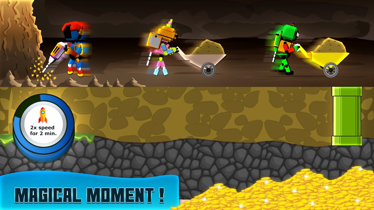 机器人采矿大师截图