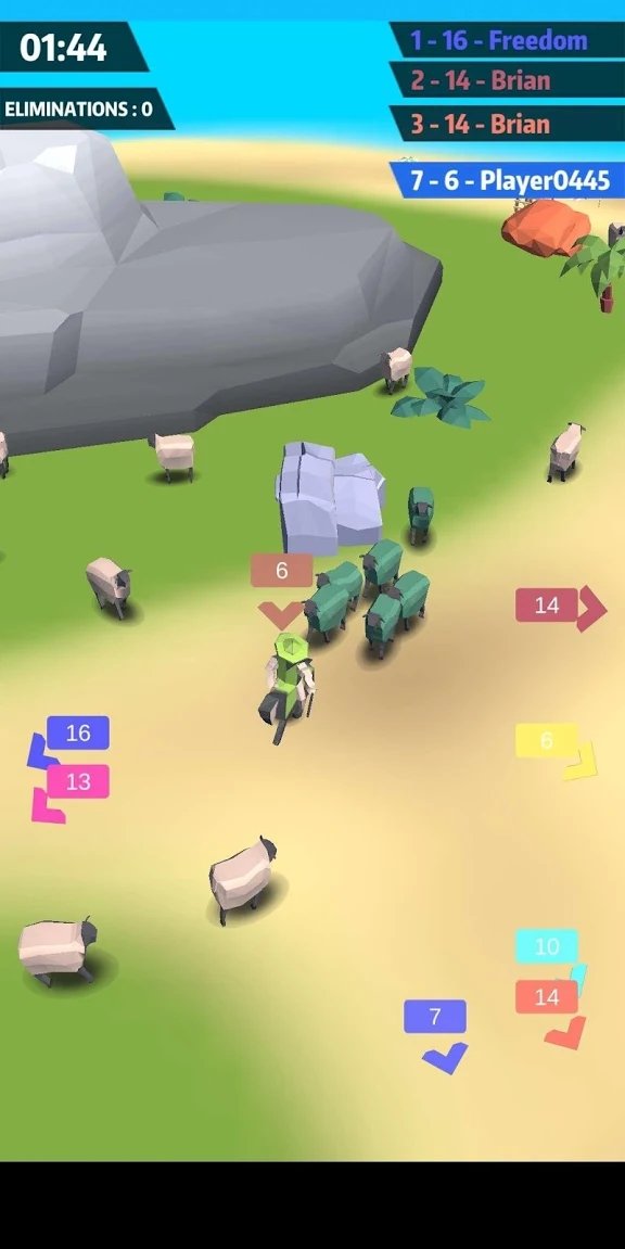 拥挤的牧场截图