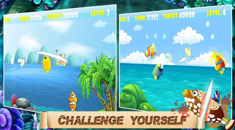 忍者鱼切鱼 截图