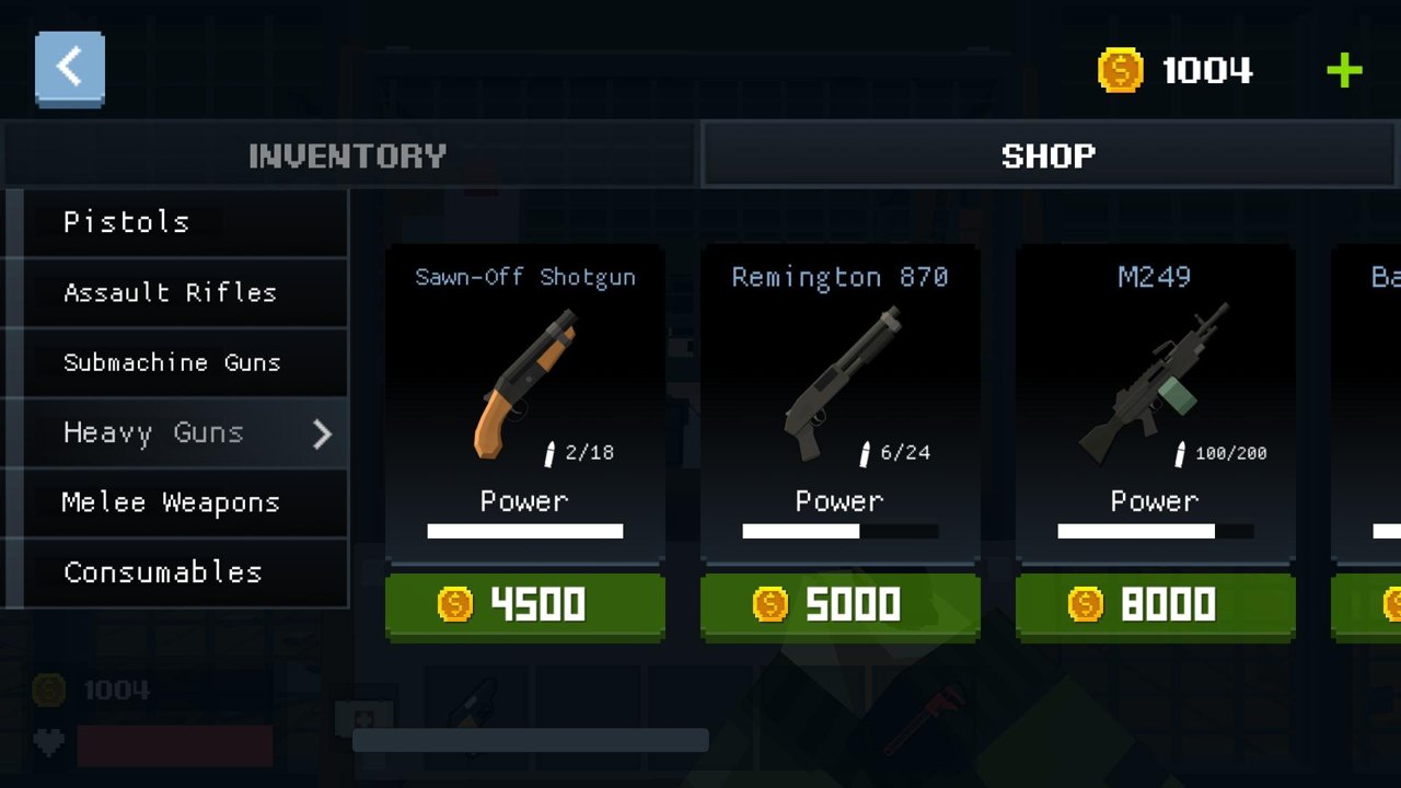 像素战斗：枪支世界截图