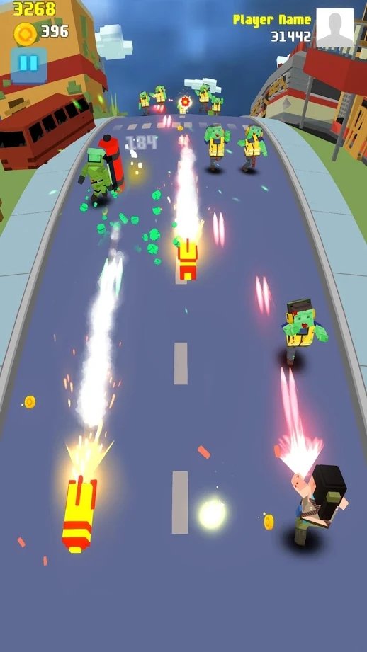 僵尸奔跑和枪截图