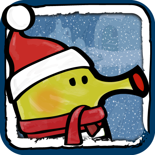 涂鸦跳跃圣诞