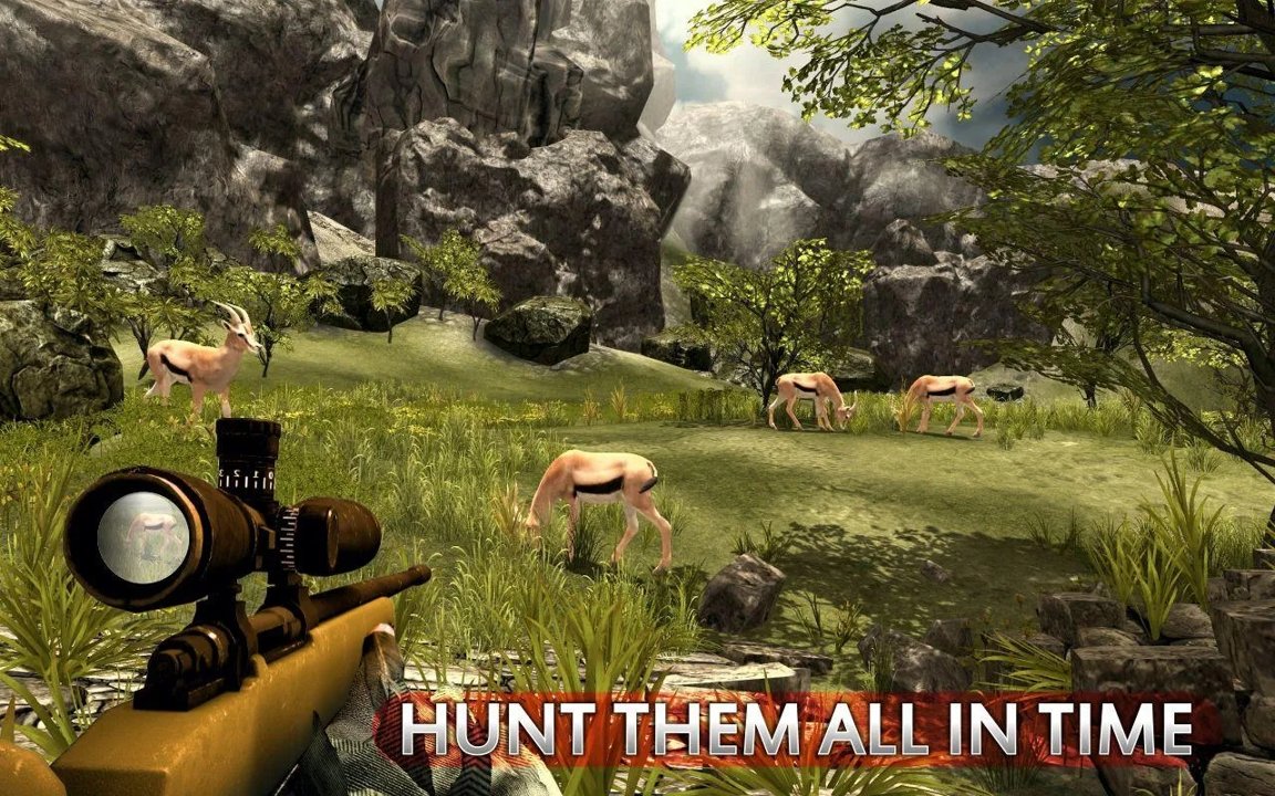 狙击手猎人冠军：鹿射击截图