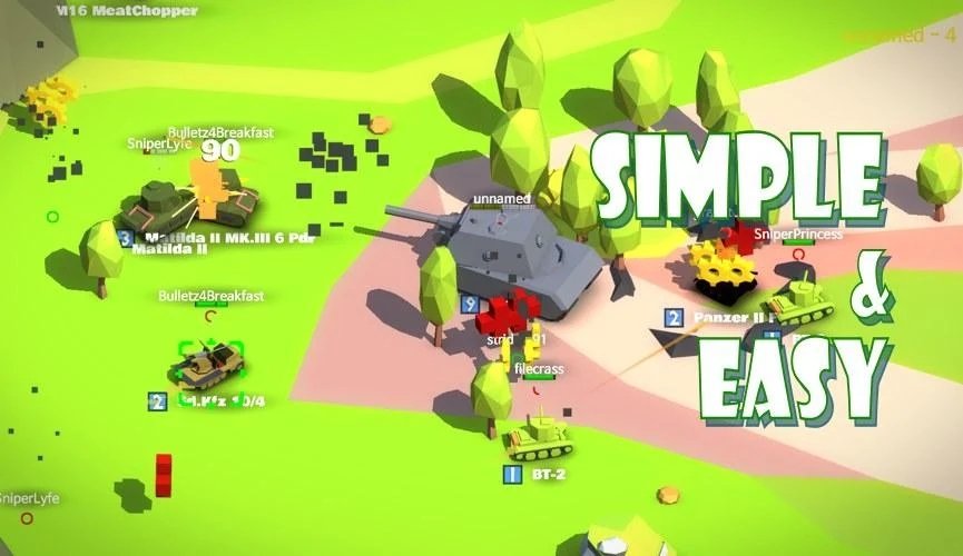 在线坦克战 截图