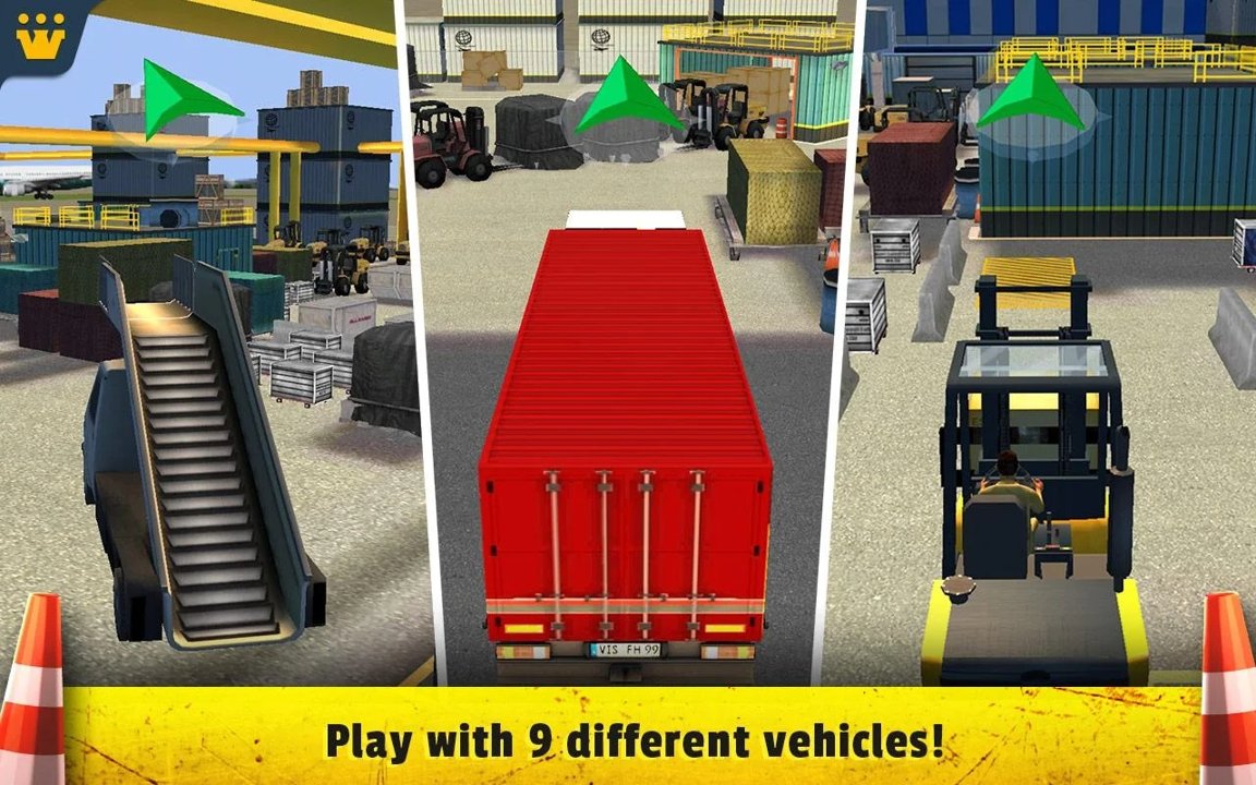 机场货运停车场截图