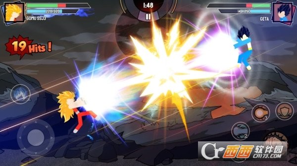 火柴人爆气对决截图