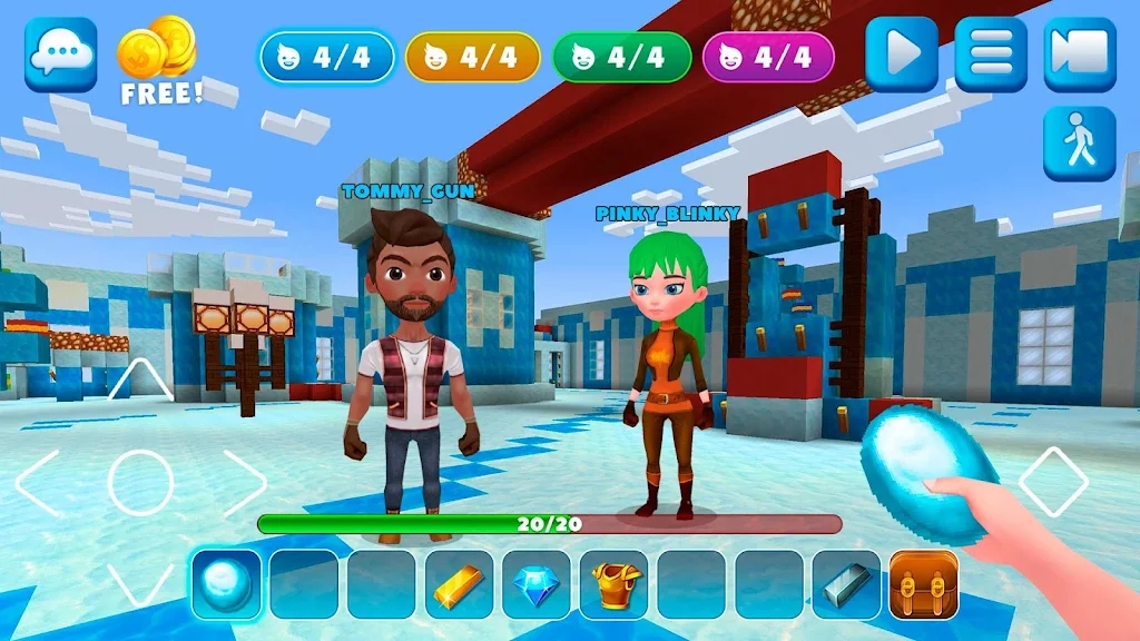 雪球大战战斗打击截图