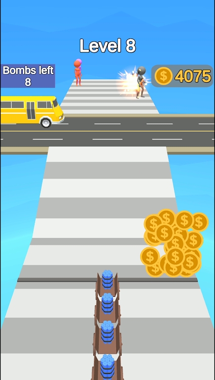 疯狂投掷炸弹截图