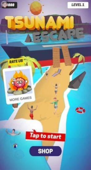 海啸逃亡截图