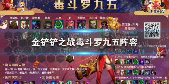 《金铲铲之战》毒斗罗九五阵容攻略 s6.5最强阵容