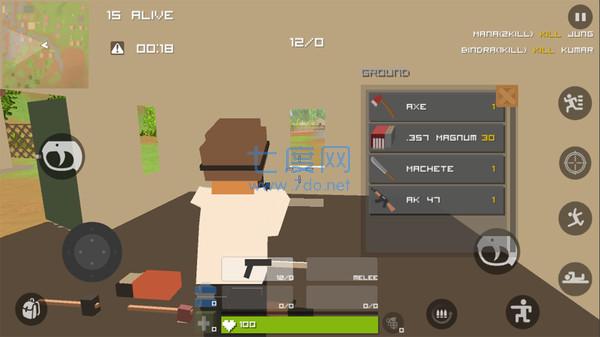 像素未知战场吃鸡截图