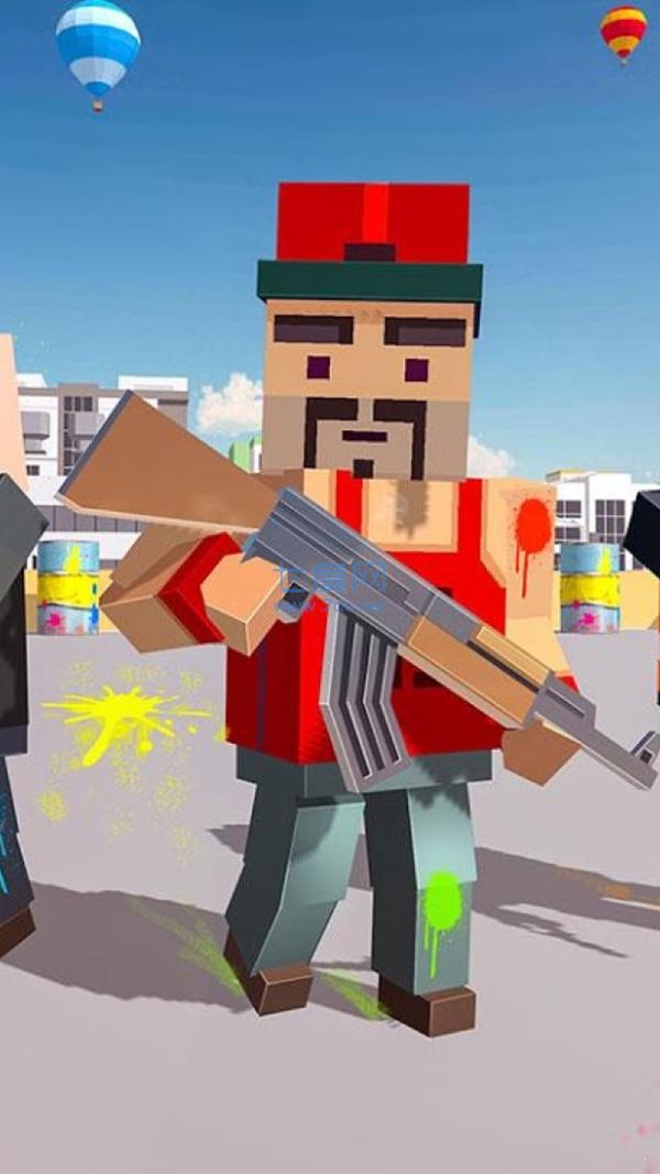 方块漆弹射击截图