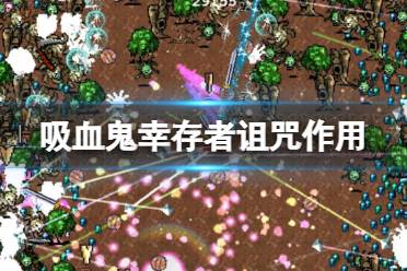 《吸血鬼幸存者》诅咒有什么用