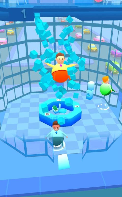 胖子下落赛截图