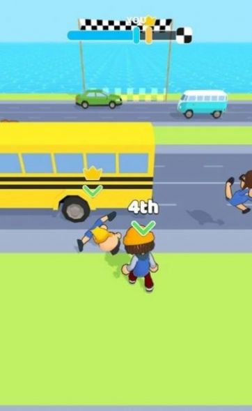 抖音过马路竞赛截图