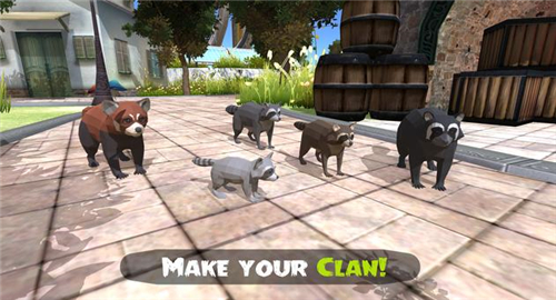 浣熊丛林探险截图