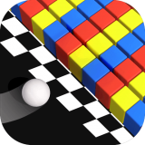 彩色躲避球球3D