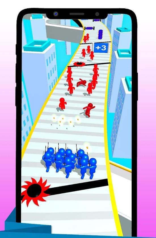 小兵计数跑战截图