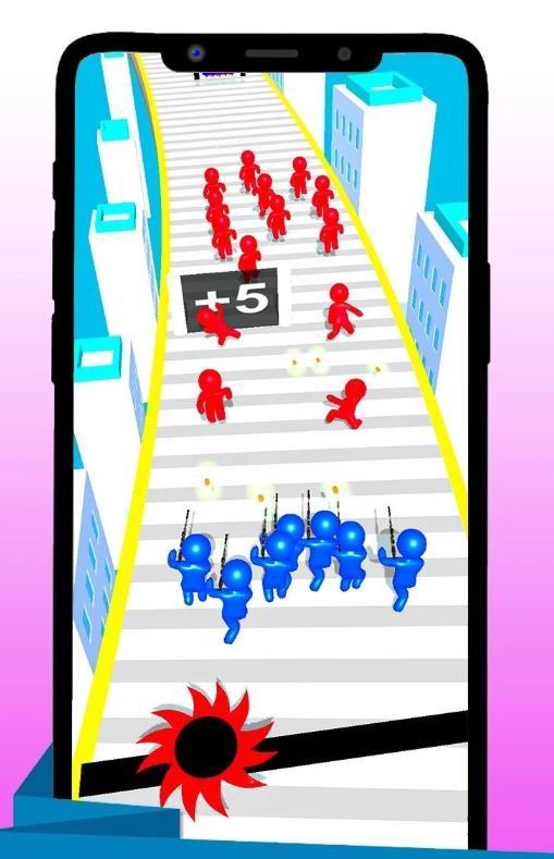 小兵计数跑战截图