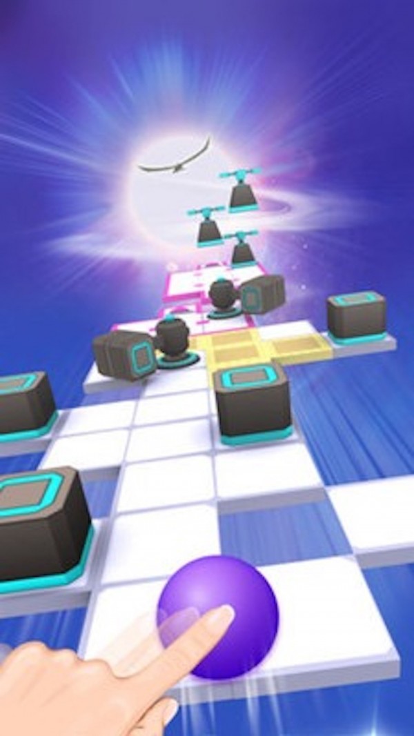 天空的滚动球球截图