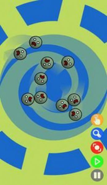 简单的弹子比赛截图