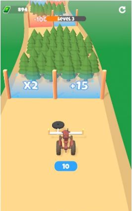 3D伐木车跑截图