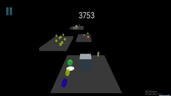 方块与圆球截图