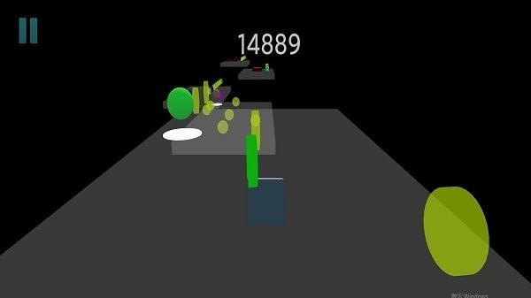 方块与圆球截图