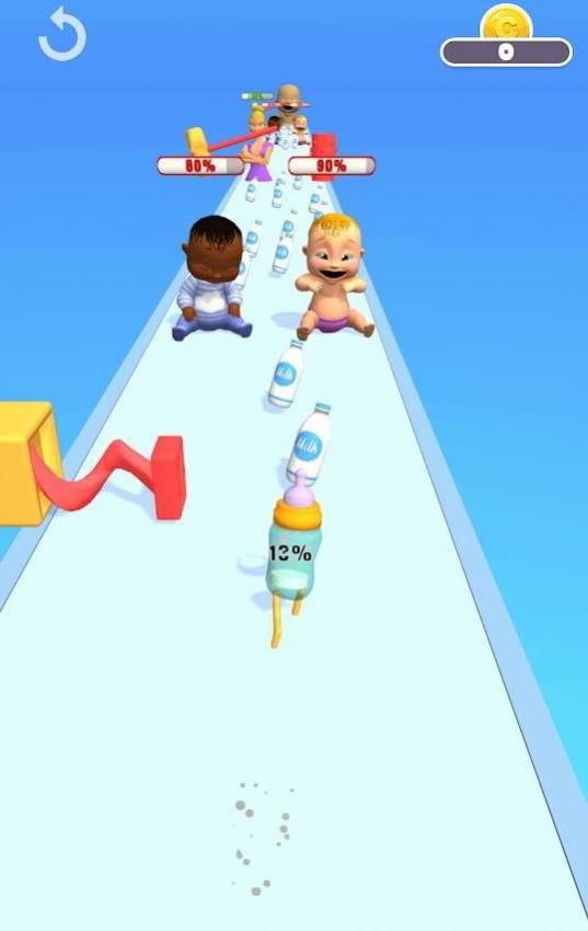 婴儿奶瓶跑截图