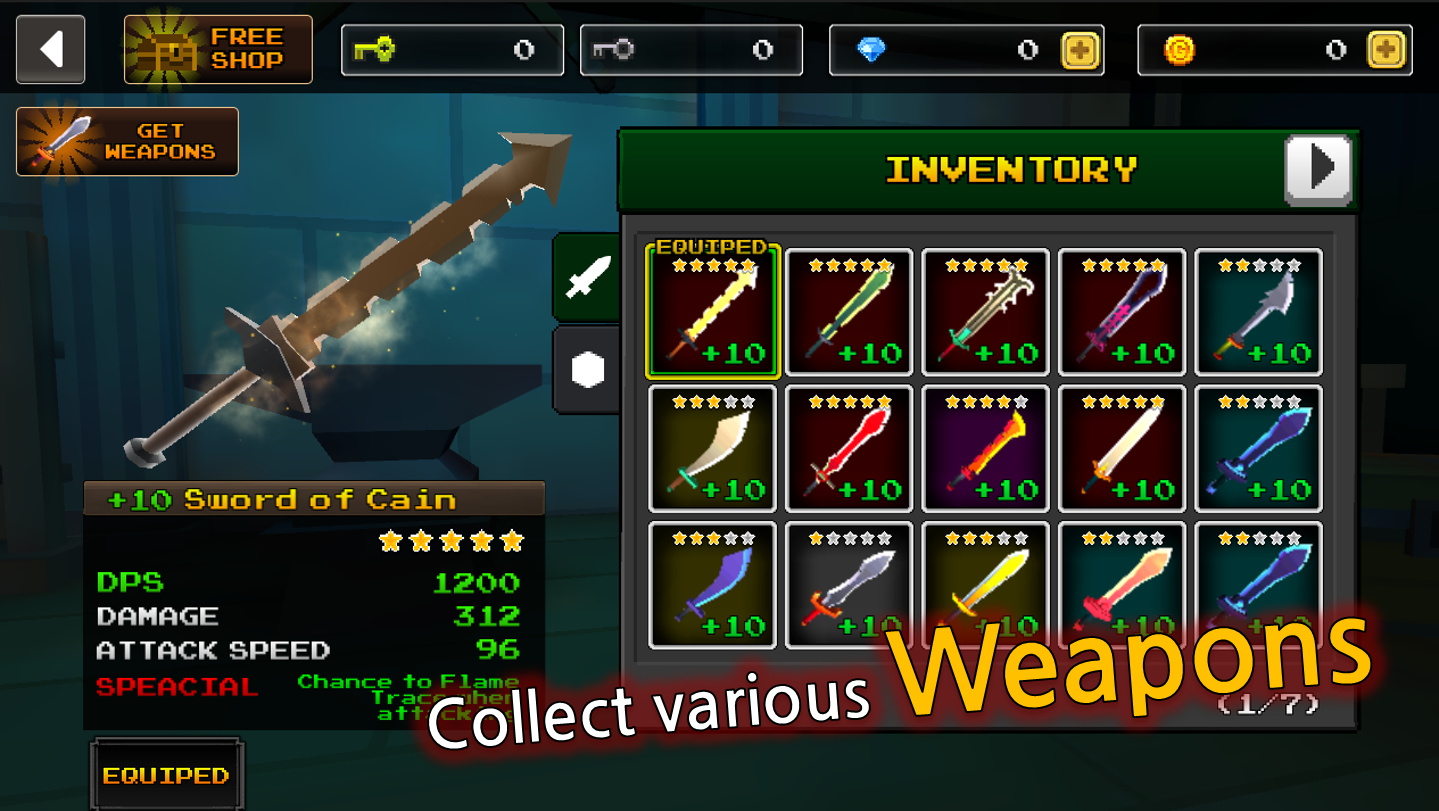 方块人像素大冒险截图