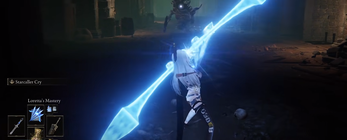 《艾尔登法环》噬血代码美少女替换主角褪色者MOD截图