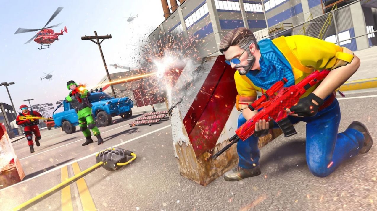 掩护打击力量3D射手截图