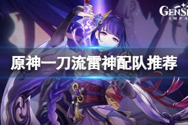 《原神》一刀流雷神怎么配队