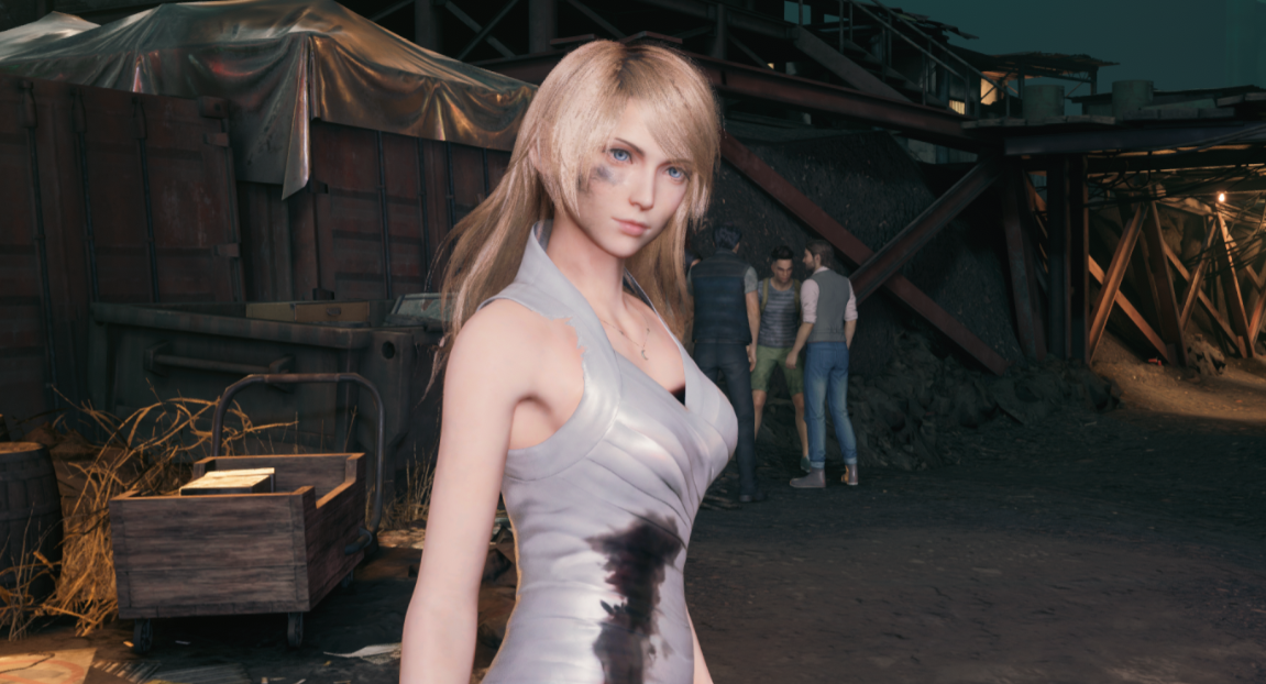 《最终幻想7：重制版》最终幻想15长发露娜替换爱丽丝MOD截图