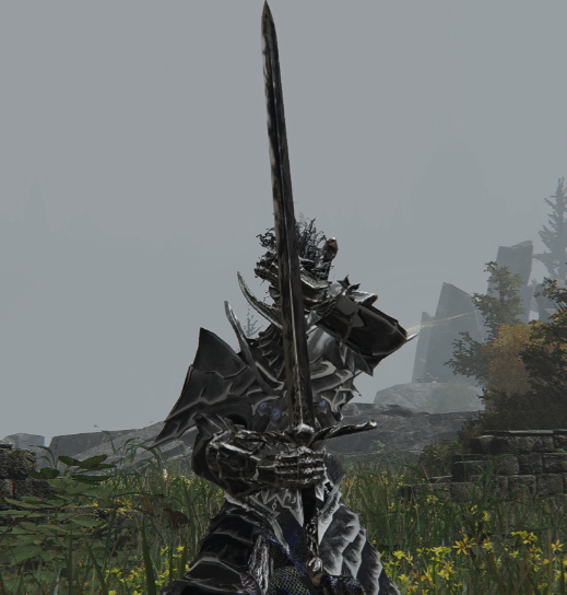 《艾尔登法环》黑魂2无护套版洛耶斯大剑MOD截图