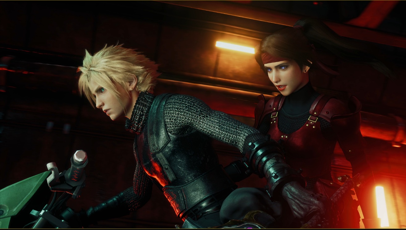 《最终幻想7：重制版》杰西深红皮甲MOD截图