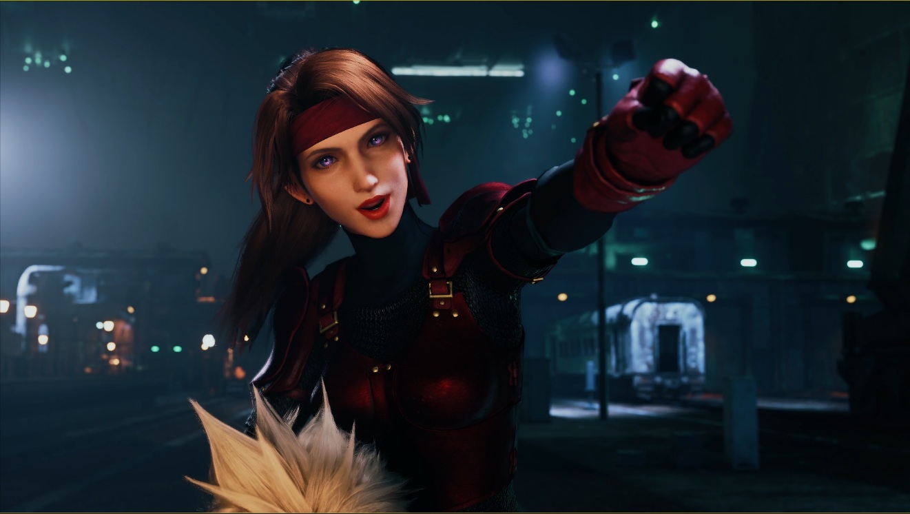 《最终幻想7：重制版》杰西深红皮甲MOD截图