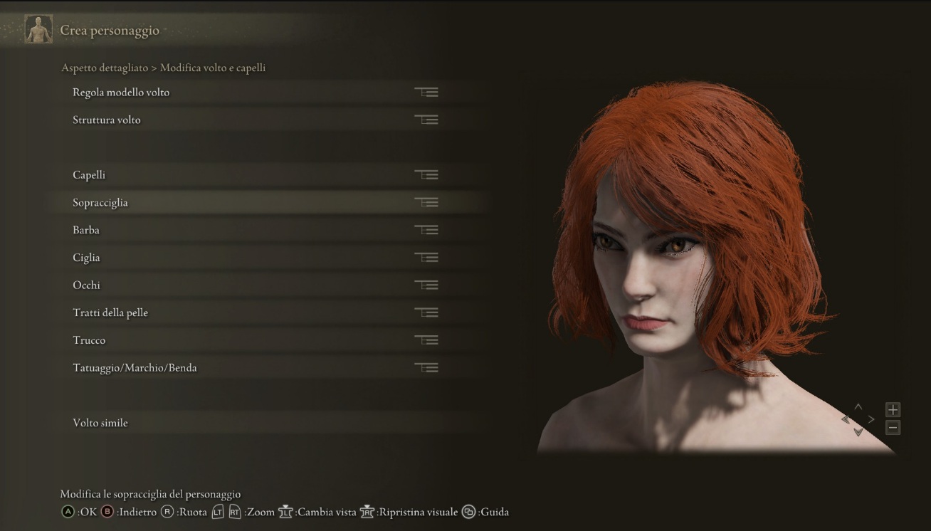 《艾尔登法环》后翼弃兵女主捏脸存档截图