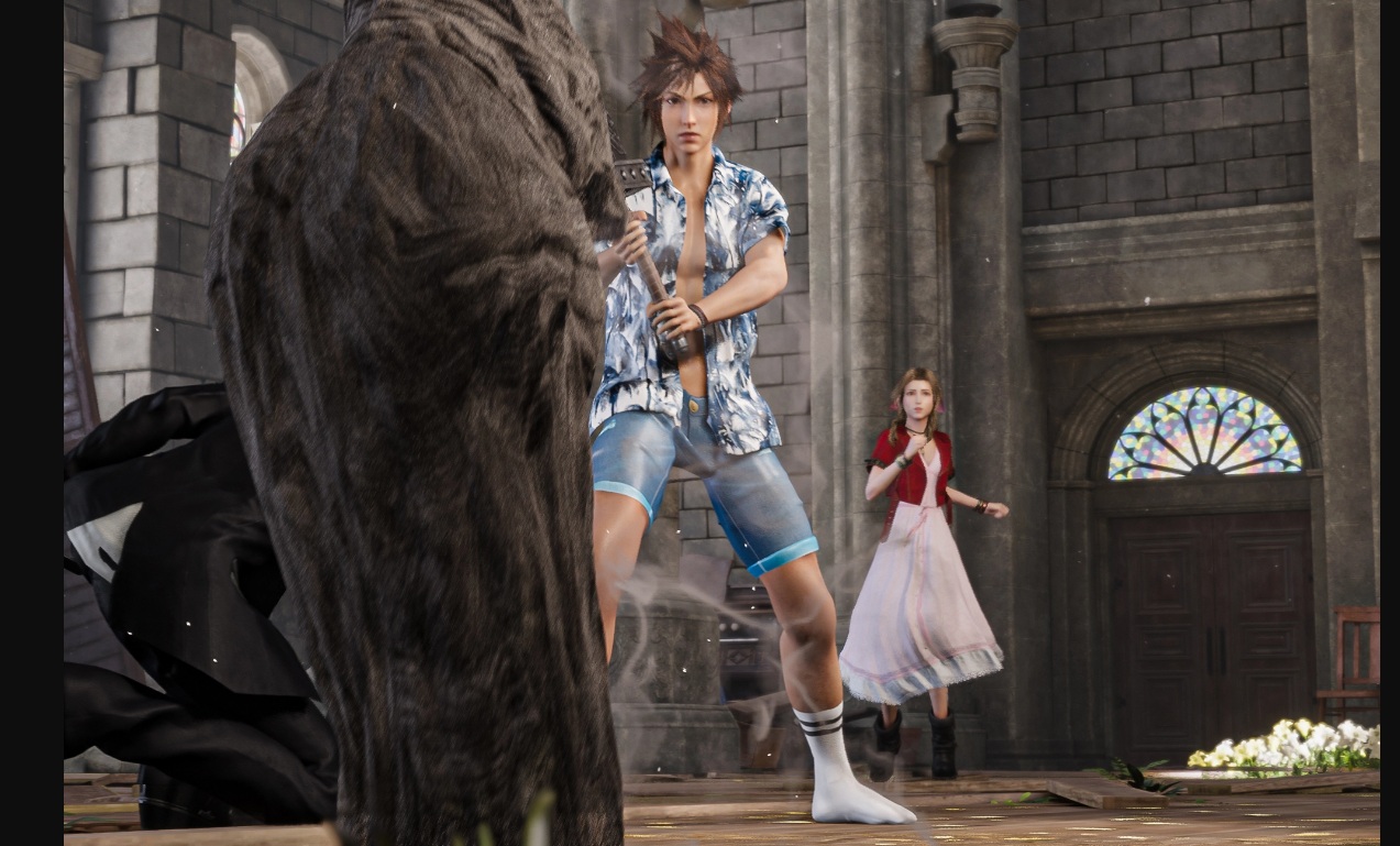 《最终幻想7：重制版》克劳德夏日休闲装MOD截图