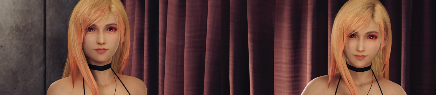 《最终幻想7：重制版》蒂法cos更衣人偶可爱女主喜多川海梦MOD截图