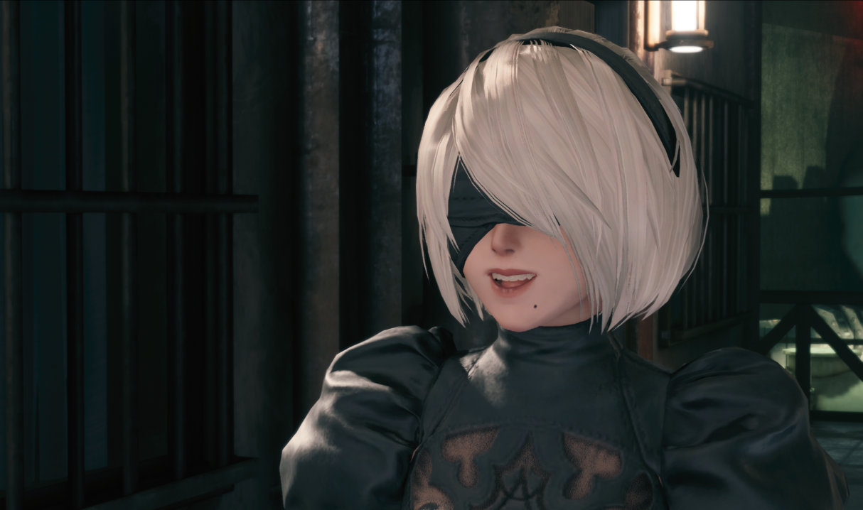 《最终幻想7:重制版》尼尔2B小姐姐替换蒂法MOD截图